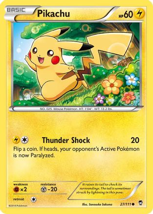 XY Furious Fists 027/111 Pikachu - Common