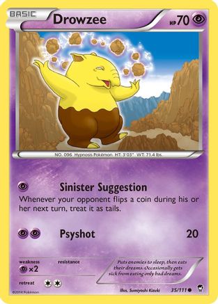 XY Furious Fists 035 Drowzee - Common