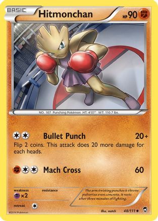 XY Furious Fists 048 Hitmonchan - Uncommon