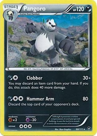 Deck Exclusives 068/111 Pangoro - Holofoil - Holo Rare