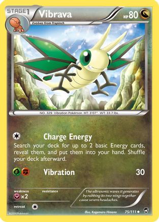 XY Furious Fists 075 Vibrava - Uncommon