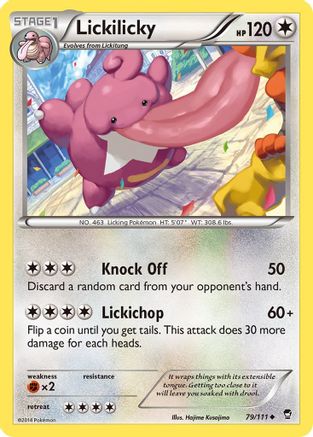 XY Furious Fists 079 Lickilicky - Reverse Holofoil - Uncommon