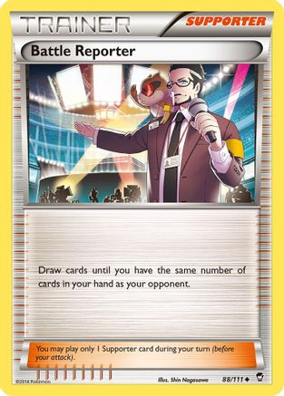 XY Furious Fists 088 Battle Reporter - Uncommon