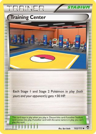 XY Furious Fists 102 Training Center - Uncommon