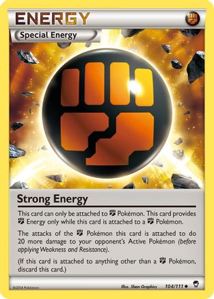 XY Furious Fists 104/111 Strong Energy - Uncommon