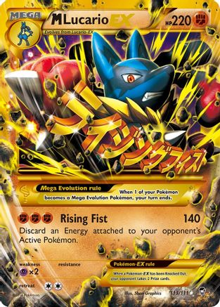 XY Furious Fists 113/111 M Lucario EX (Secret) - Holofoil - Secret Rare