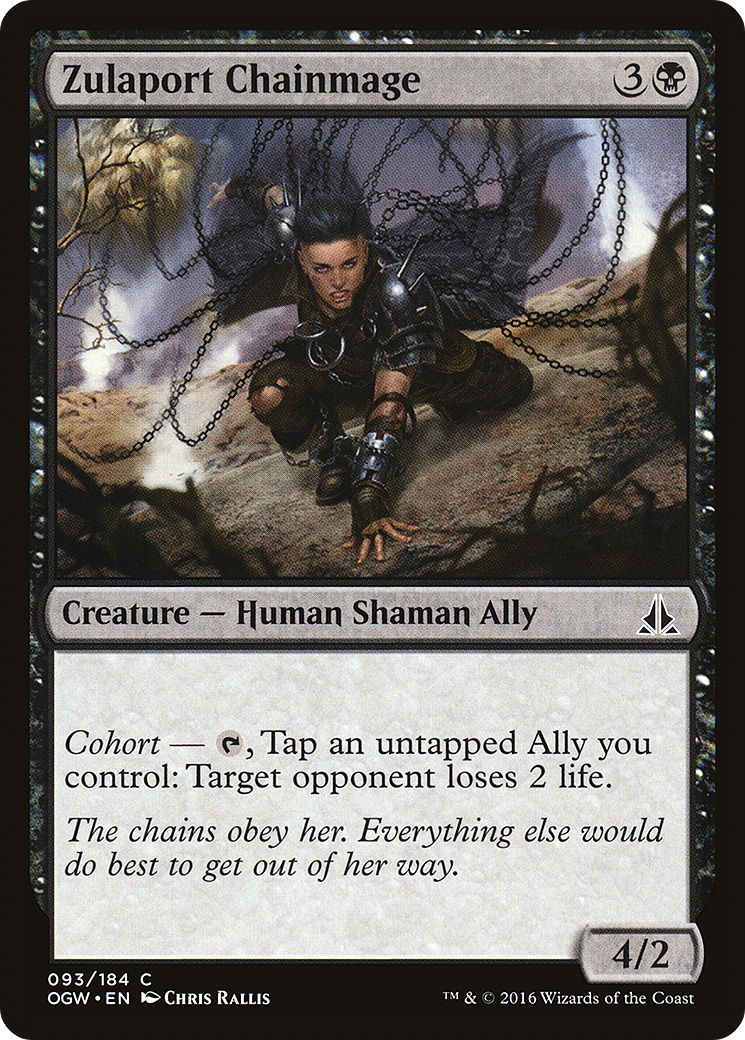 Oath of the Gatewatch - (OGW-093) - Zulaport Chainmage Foil