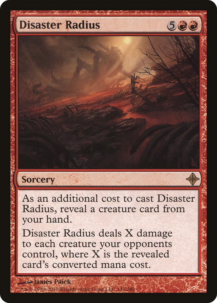 Rise of the Eldrazi - (ROE-141) - Disaster Radius Foil
