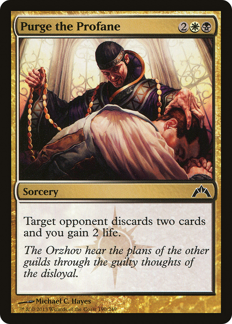 Gatecrash - (GTC-190) - Purge the Profane Foil
