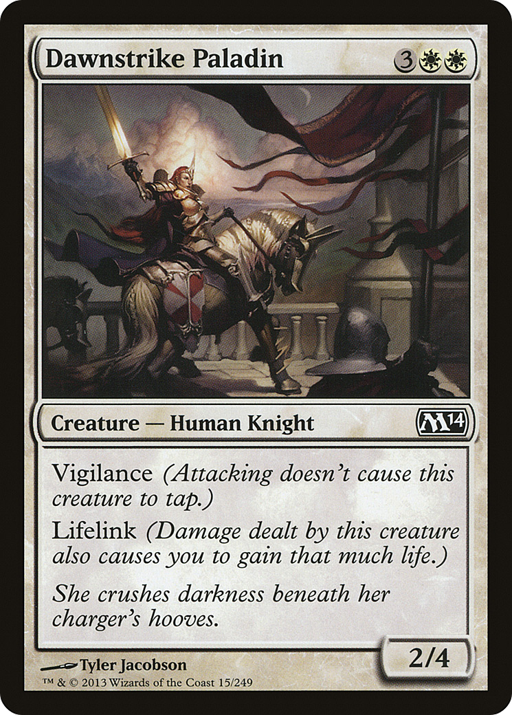 Magic 2014 - (M14-015) - Dawnstrike Paladin