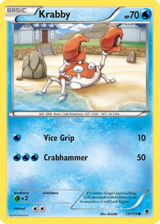 XY Phantom Forces 013/119 Krabby - Common