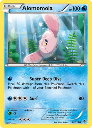 XY Phantom Forces 022 Alomomola - Common
