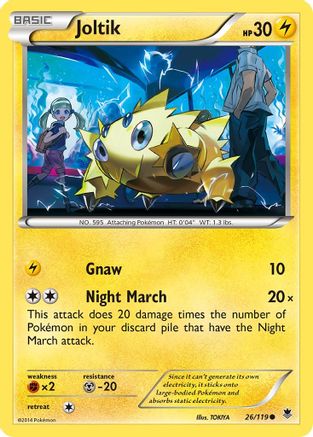 XY Phantom Forces 026/119 Joltik - Common