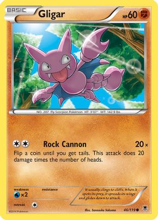 XY Phantom Forces 046 Gligar - Common