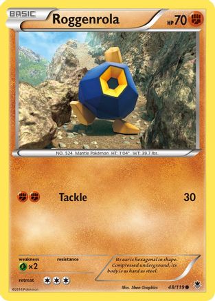 XY Phantom Forces 048 Roggenrola - Common