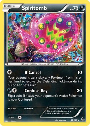 XY Phantom Forces 055/119 Spiritomb - Rare