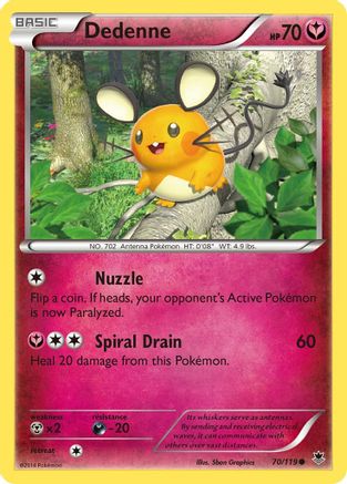 XY Phantom Forces 070/119 Dedenne - Common