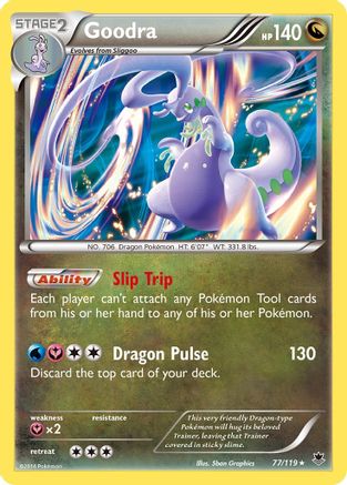 XY Phantom Forces 077/119 Goodra - Reverse Holofoil - Holo Rare