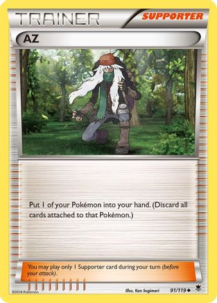 XY Phantom Forces 091/119 AZ - Uncommon