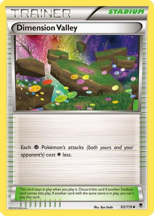 XY Phantom Forces 093/119 Dimension Valley - Reverse Holofoil - Uncommon