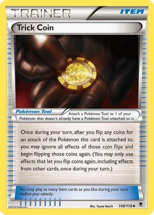 XY Phantom Forces 108/119 Trick Coin - Uncommon