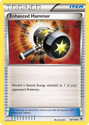 XY Phantom Forces 094 Enhanced Hammer - Reverse Holofoil - Uncommon