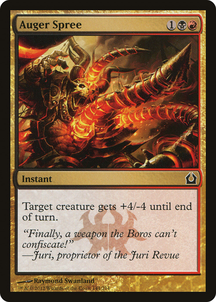 Return to Ravnica - (RTR-144) - Auger Spree Foil