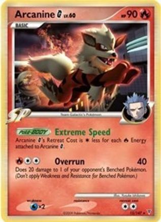Deck Exclusives 015/147 Arcanine G - Holofoil - Holo Rare