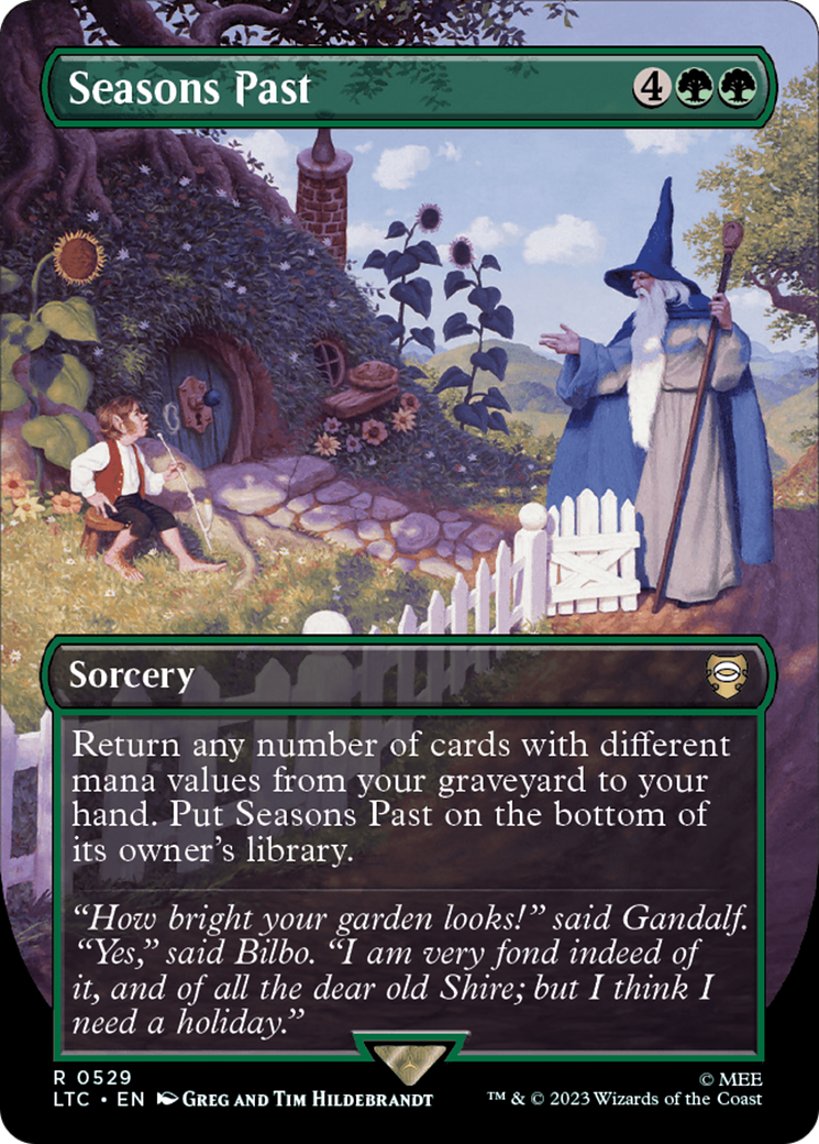 Tales of Middle-earth Commander - (LTC-529) - Seasons Past (Borderless) Foil