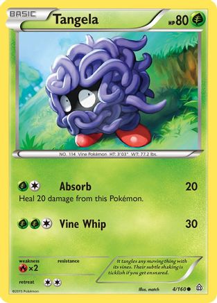 XY Primal Clash 004 Tangela - Common