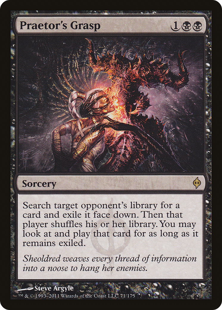 New Phyrexia - (NPH-071) - Praetor's Grasp Foil