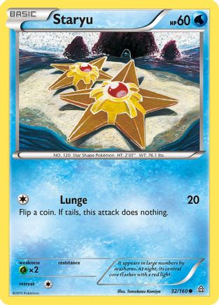 XY Primal Clash 032/160 Staryu - Common