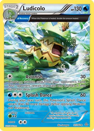 XY Primal Clash 037/160 Ludicolo (Alpha) - Rare