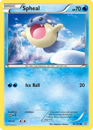 XY Primal Clash 046/160 Spheal (46) - Common