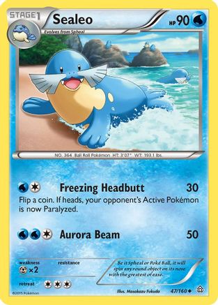 XY Primal Clash 047/160 Sealeo - Uncommon