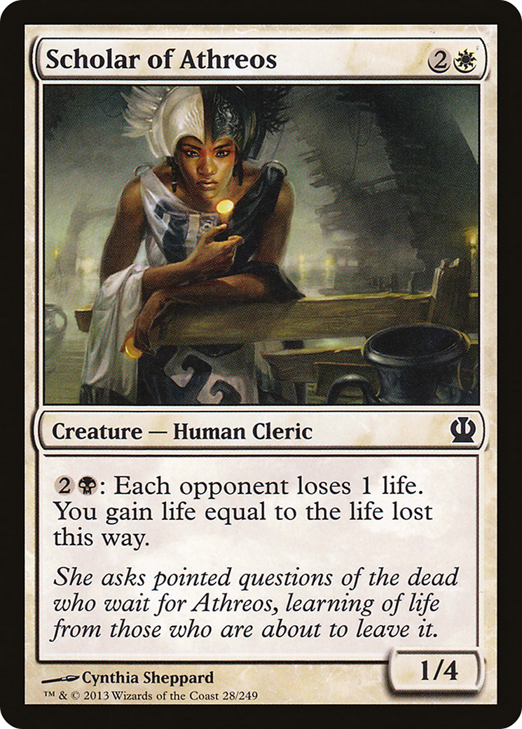 Theros - (THS-028) - Scholar of Athreos Foil