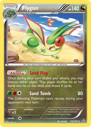 XY Primal Clash 110/160 Flygon - Holofoil - Holo Rare