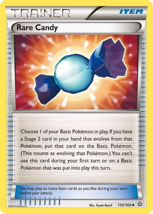 XY Primal Clash 135/160 Rare Candy - Uncommon