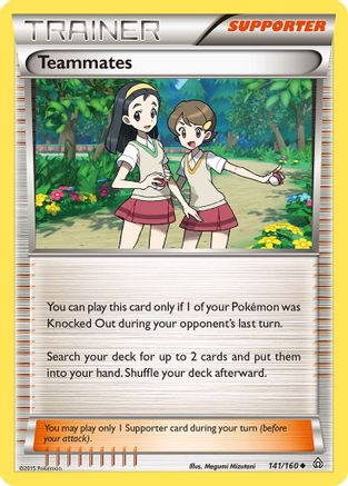 XY Primal Clash 141/160 Teammates - Uncommon