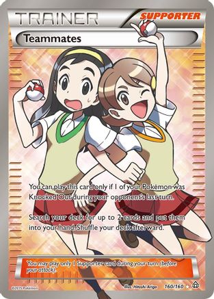 XY Primal Clash 160/160 Teammates (160 Full Art) - Holofoil - Ultra Rare