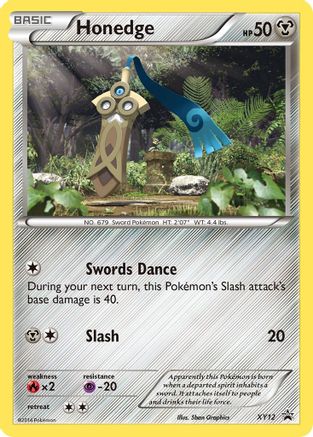 XY Promos XY12 Honedge - Holofoil - Promo