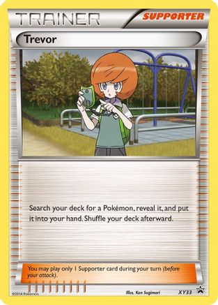 XY Promos XY33 Trevor - Promo