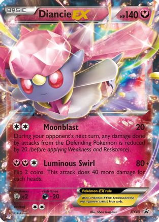 XY Promos XY43 Diancie EX - Holofoil - Promo