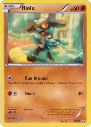 Black and White Promos BW33 Riolu - Promo