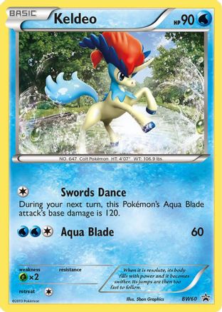 Black and White Promos BW60 Keldeo - Promo