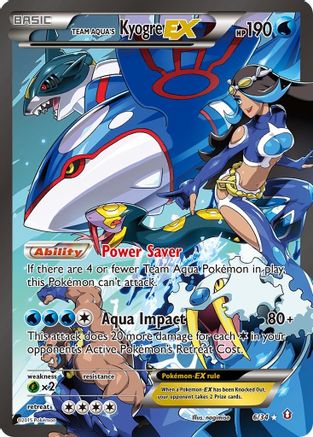 Double Crisis 006/34 Team Aqua's Kyogre EX - Holofoil - Ultra Rare