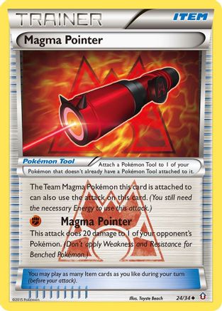 Double Crisis 024/34 Magma Pointer - Uncommon
