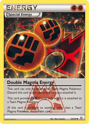 Double Crisis 034/34 Double Magma Energy - Reverse Holofoil - Uncommon