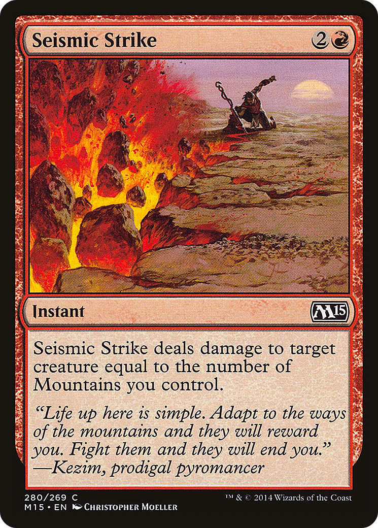 Magic 2015 - (M15-280) - Seismic Strike Foil