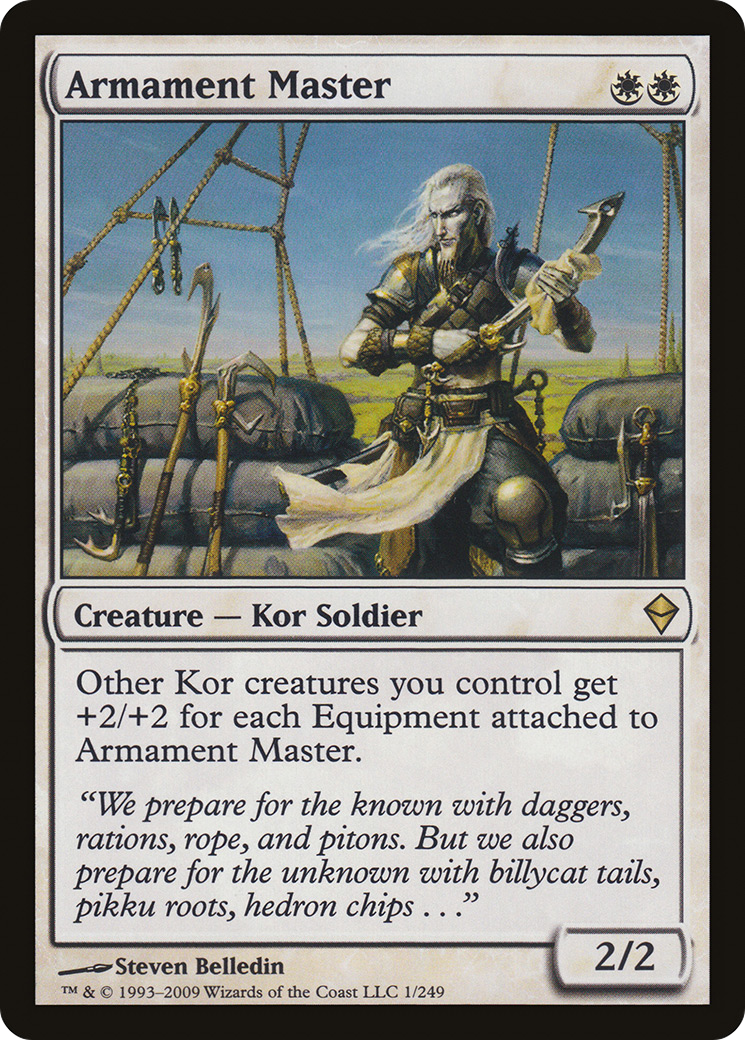 Zendikar - (ZEN-001) - Armament Master Foil